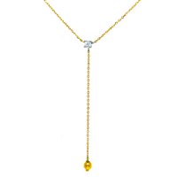 Halskette CikOrefice Gioielli Dame in Gelbgold Zircone CKHCOAU015 - CKHCOAU015